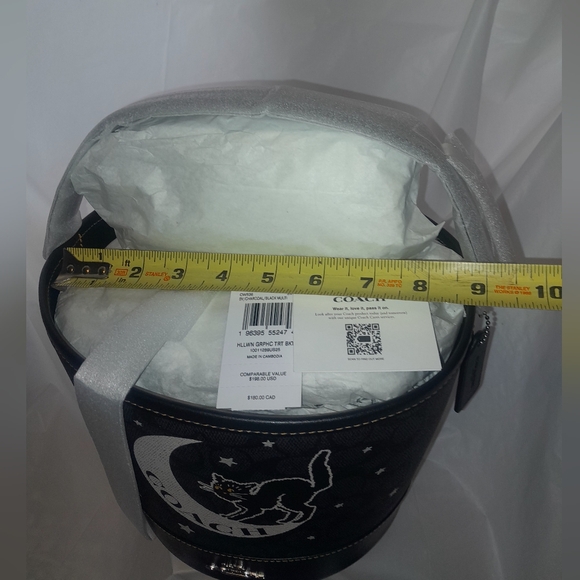 New Coach Halloween Trick/Treat Bucket With Matching Coach Wristlet 🎃 NWT 🎃 - Picture 9 of 16